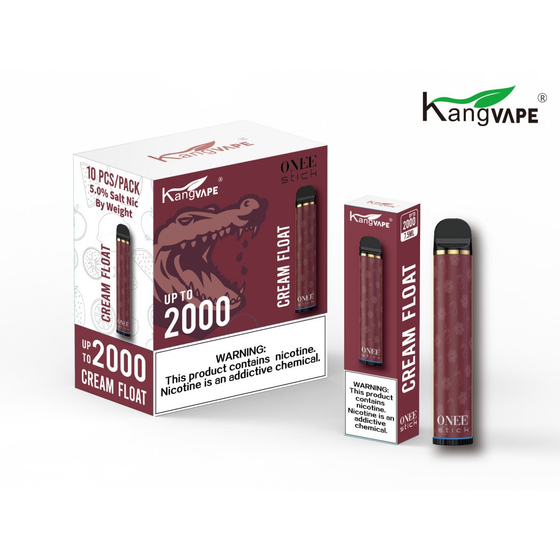 Kangvape Onee Stick Disposable 2000 puffs (Box of 10)