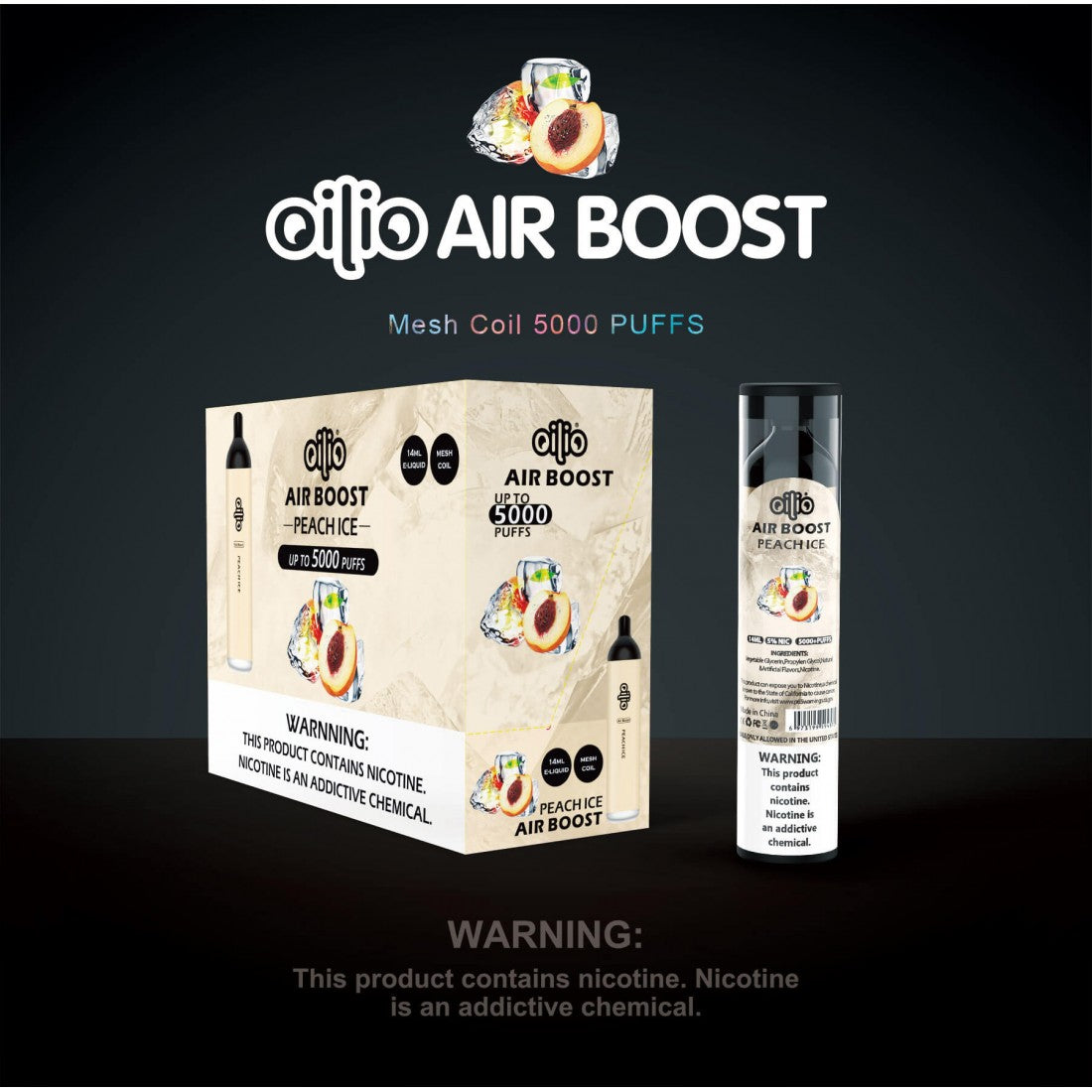 Oilio AIR BOOST 5000 Puff