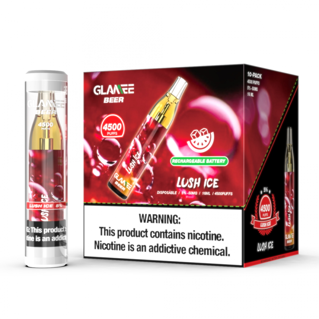 Glamee Beer Disposable (Box of 10)