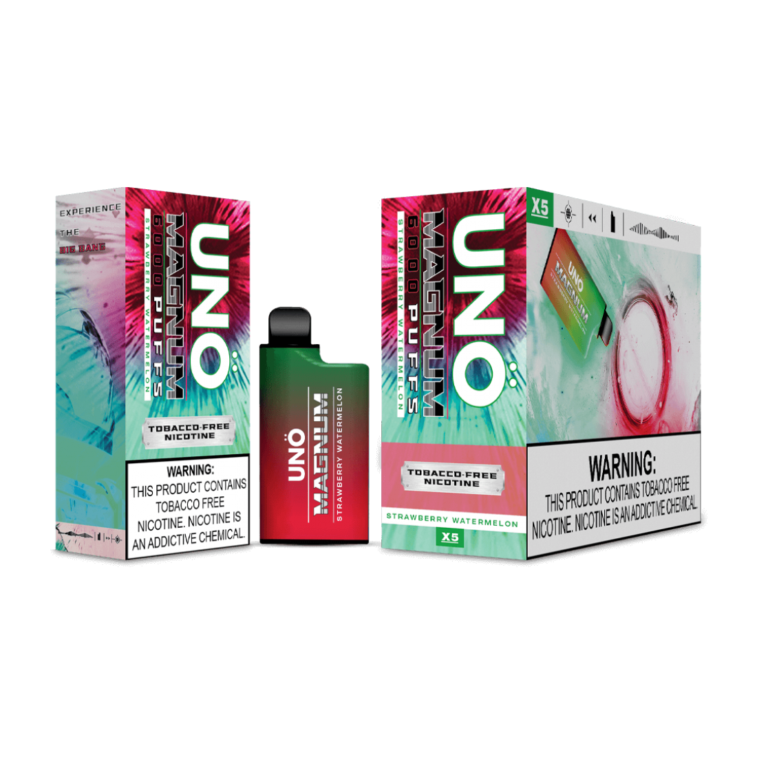 UNO Magnum Tobacco Free Nicotine Disposable (Box of 5)