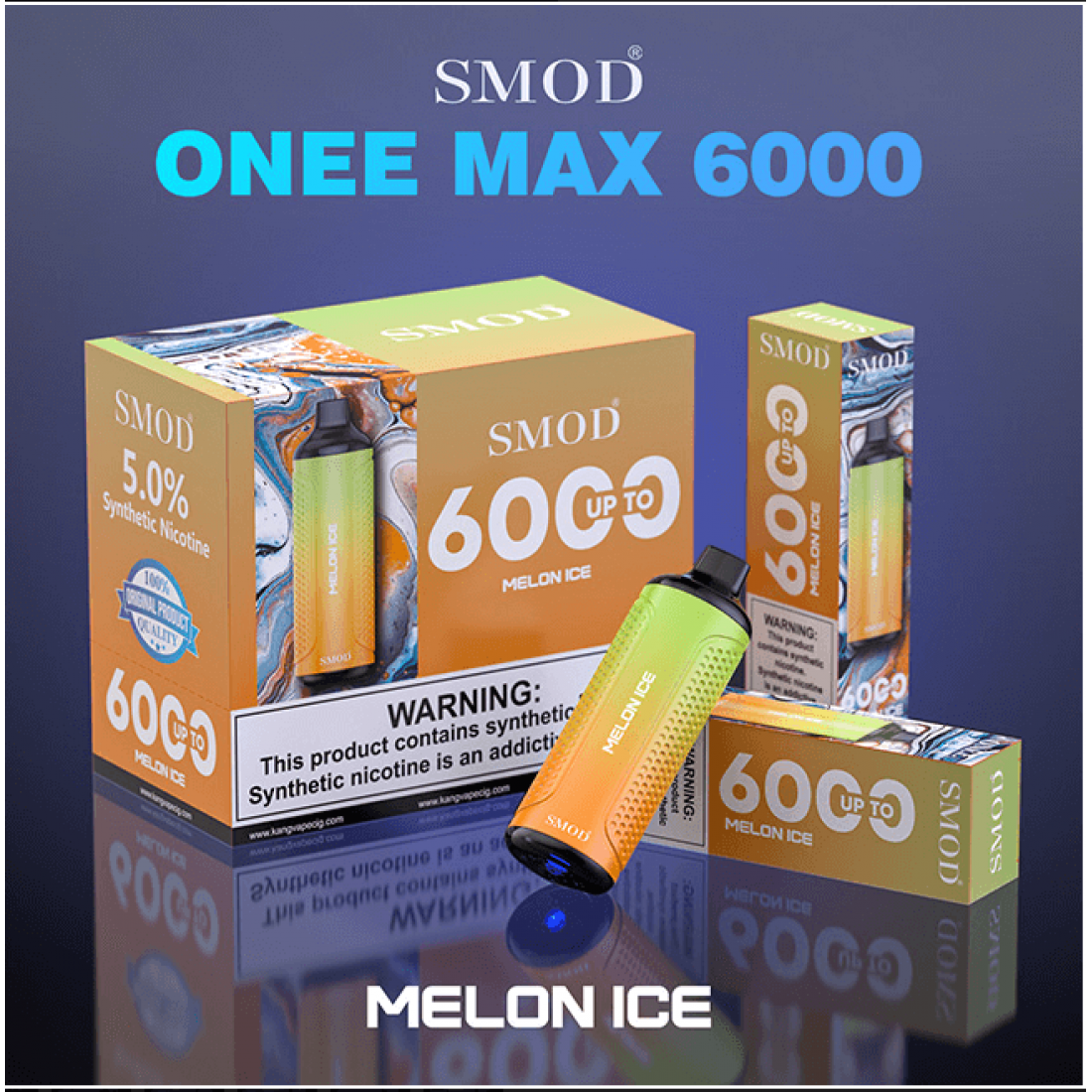 Kangvape SMOD Onee Max Disposable 6000 Puffs (Box of 10)